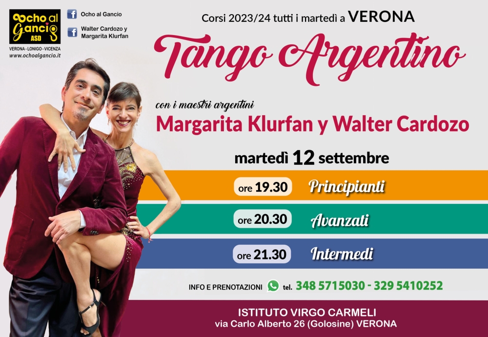 Corsi tango argentino a Verona